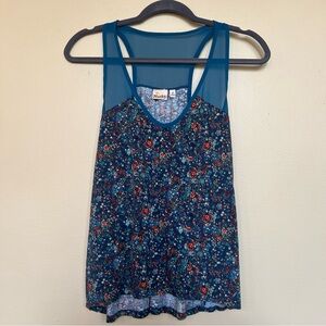 Mudd Floral Print Tank Top